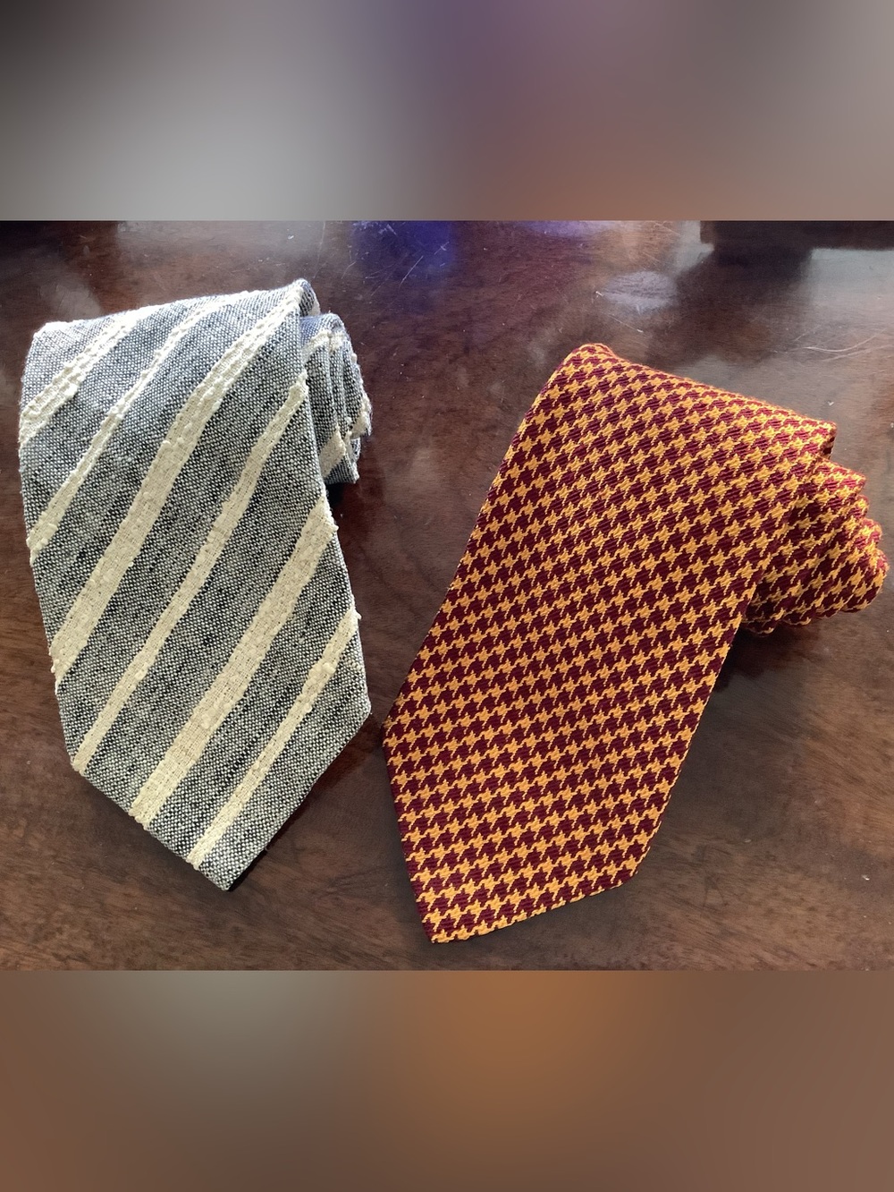 Pair of Paul Stuart Vintage Silk Ties